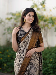 Pure Chennuri Silk with Kanchi Border