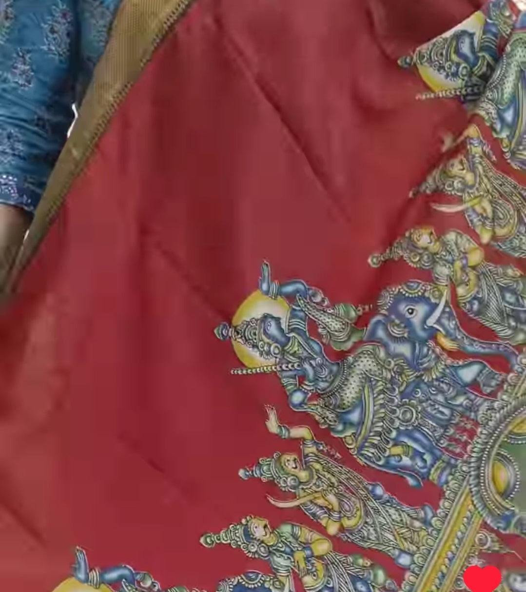 Chennuri Silk with Nizam border - Anvitha Collections