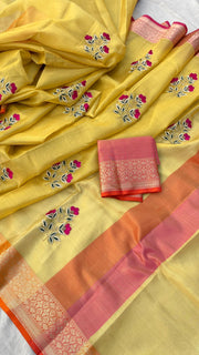 Pure Tissue Banarasi Weaving