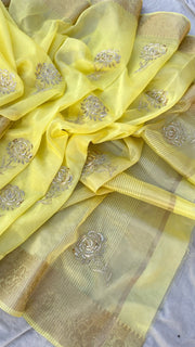 organza banarasi weaving