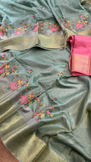 pure munga silk banaras - Anvitha Collections