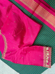 gadwal checks saree