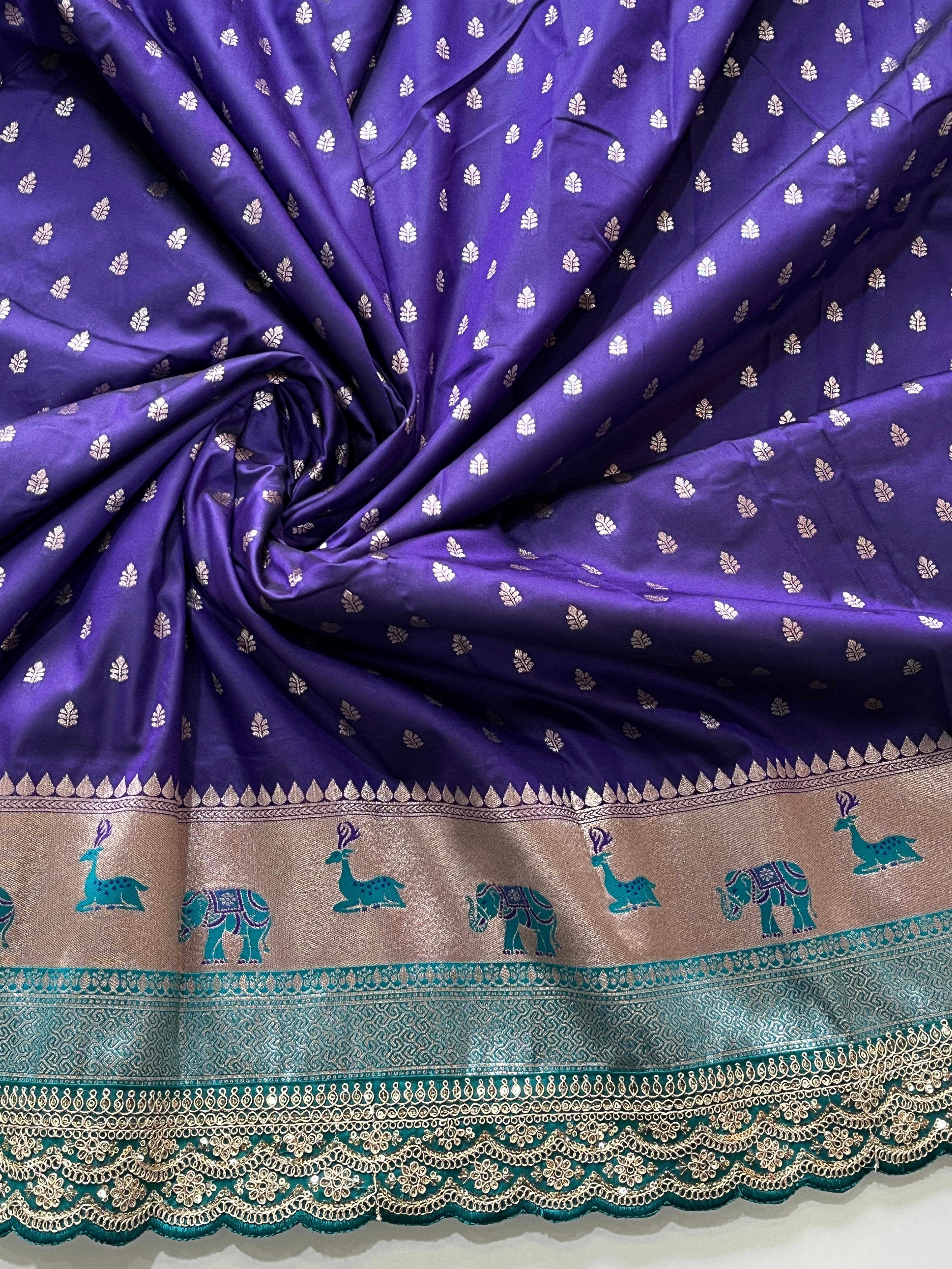 Pure Banarasi Pattu fabric