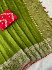 Pure Viscose Russian Dola saree