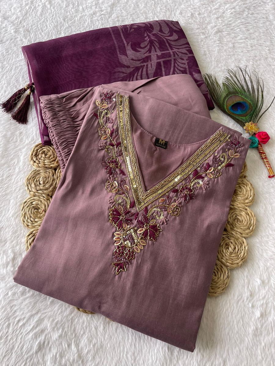 premium Roman Silk - Anvitha Collections