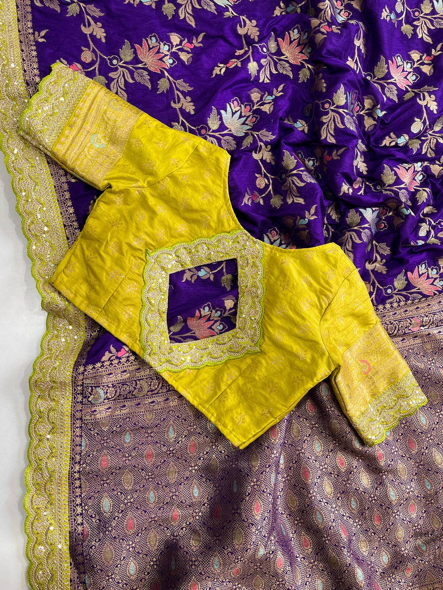 pure elegance with our Pure Banarasi Pattu Saree