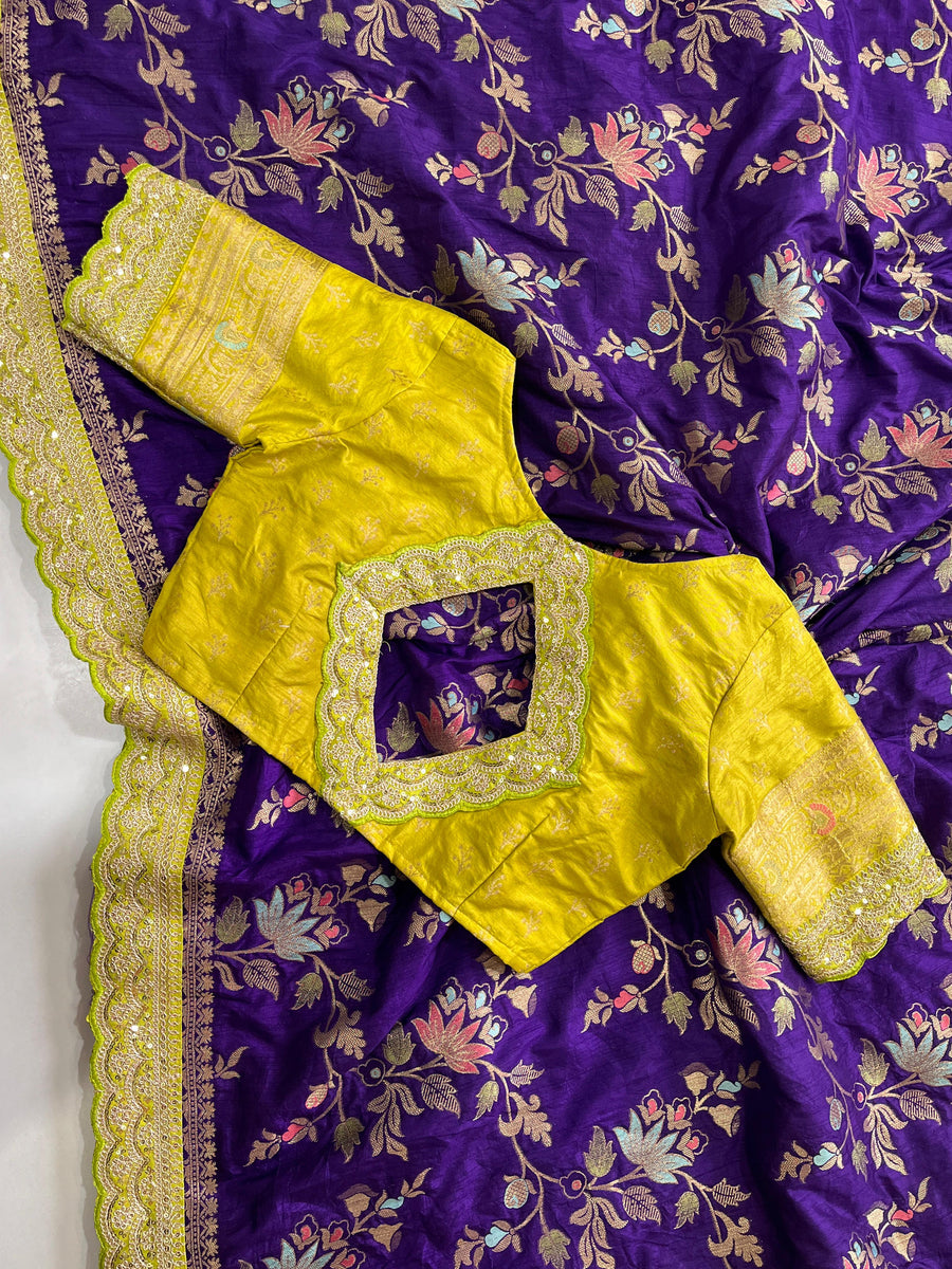 pure elegance with our Pure Banarasi Pattu Saree