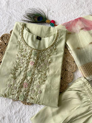 premium Roman silk outfit