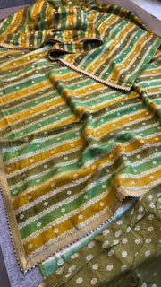 soft tussar silk banarasi saree