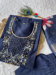 Premium Roman Silk - Anvitha Collections