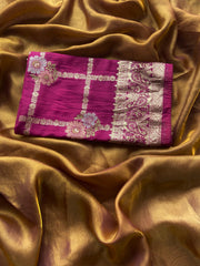 space silk fabric saree