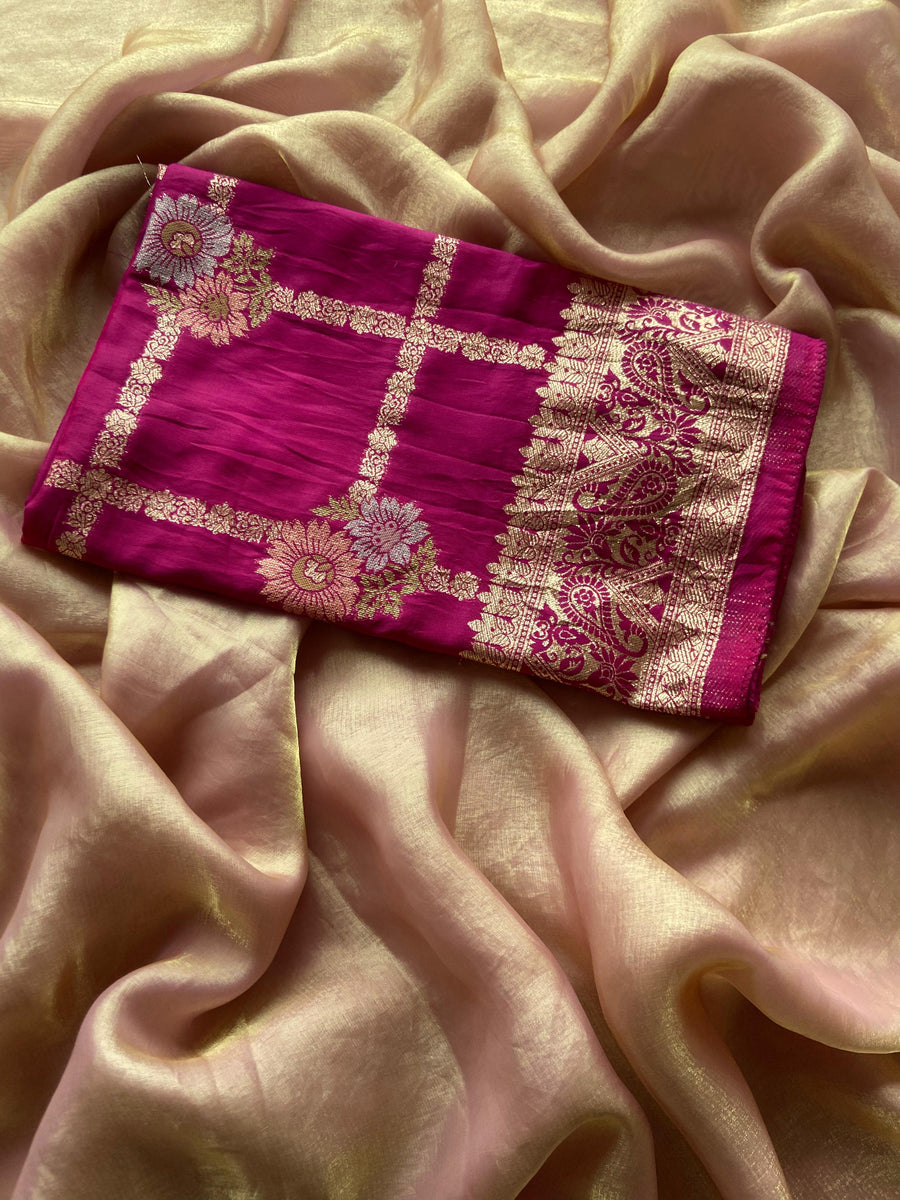 space silk fabric saree