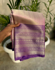 Banarasi soft Pattu tissue brocade saree