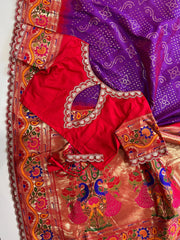 Banarasi Pattu and Bandhani work