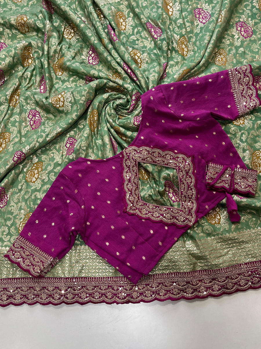 Pure Banarasi Pattu Saree