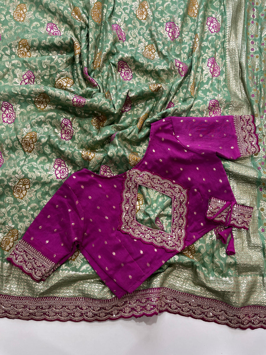 Pure Banarasi Pattu Saree