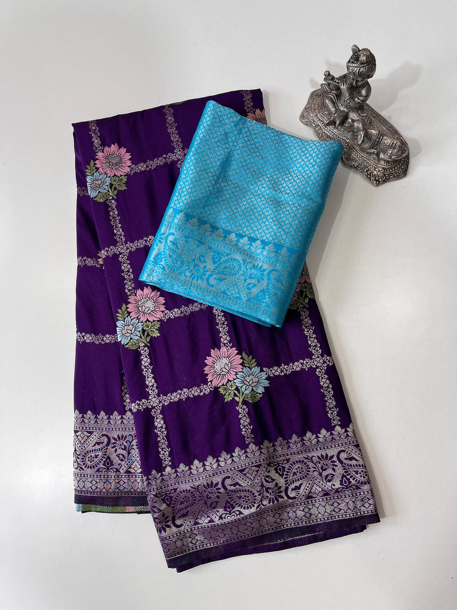 Banarasi Georgette Pattu saree