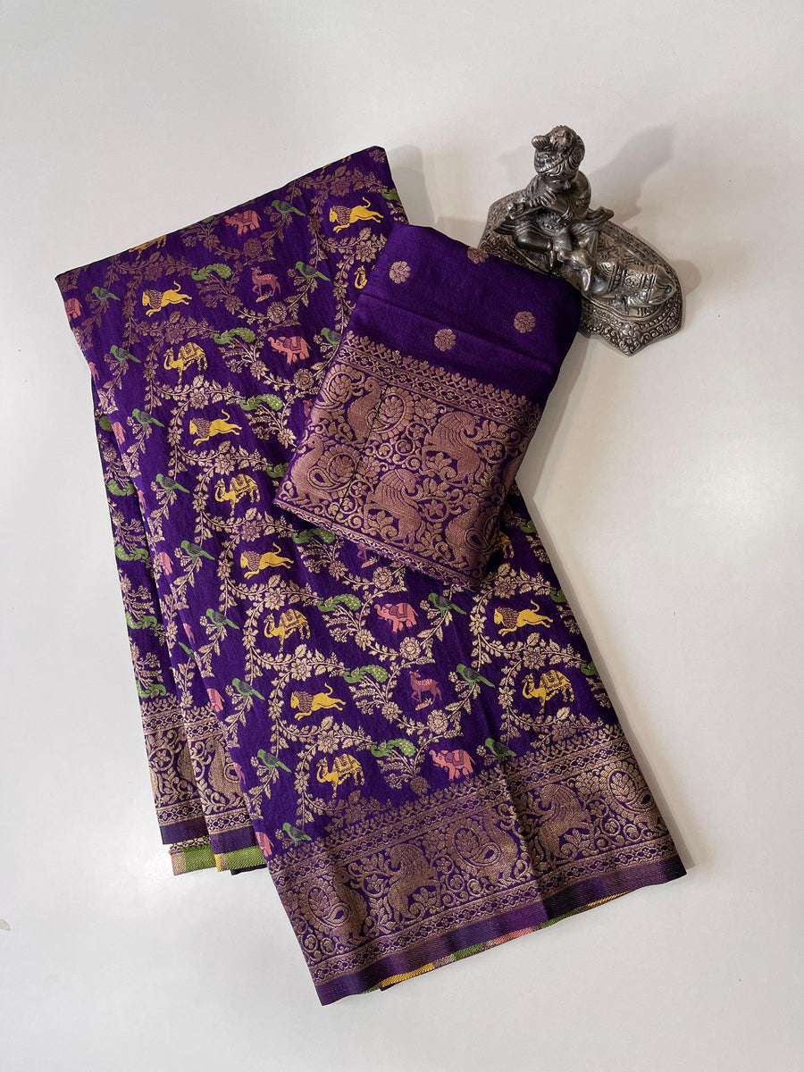 elegant Banarasi Pattu saree