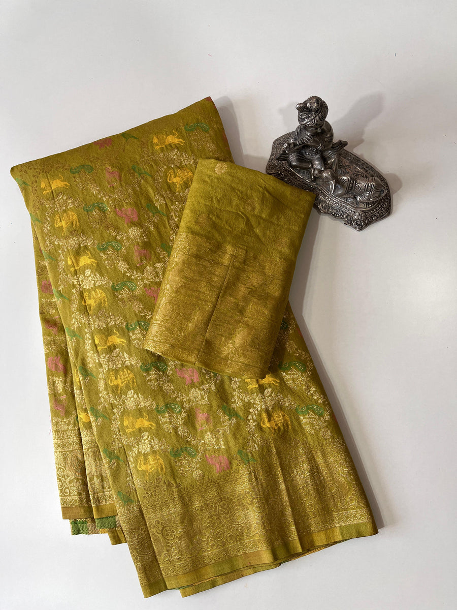 elegant Banarasi Pattu saree