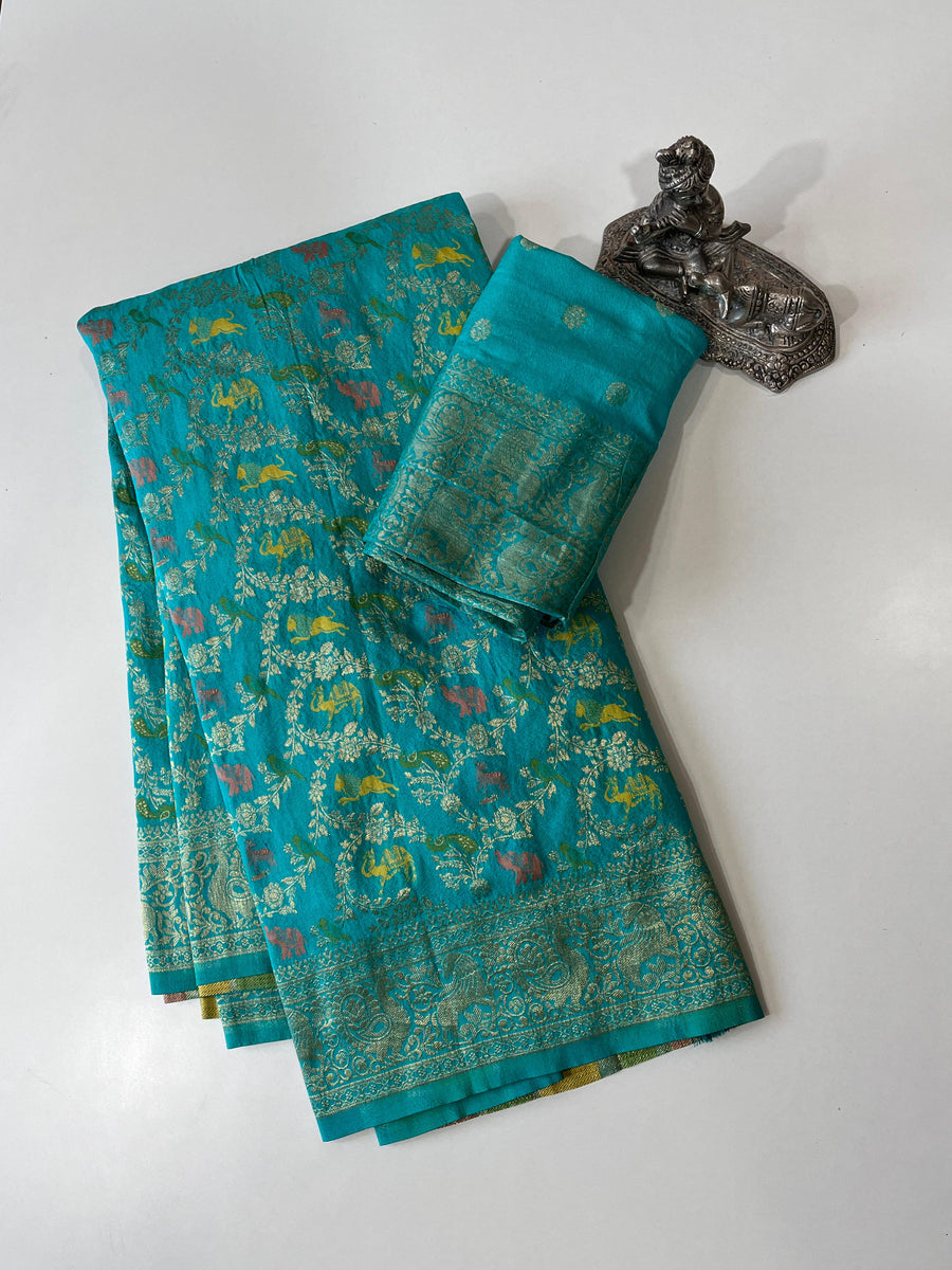 elegant Banarasi Pattu saree