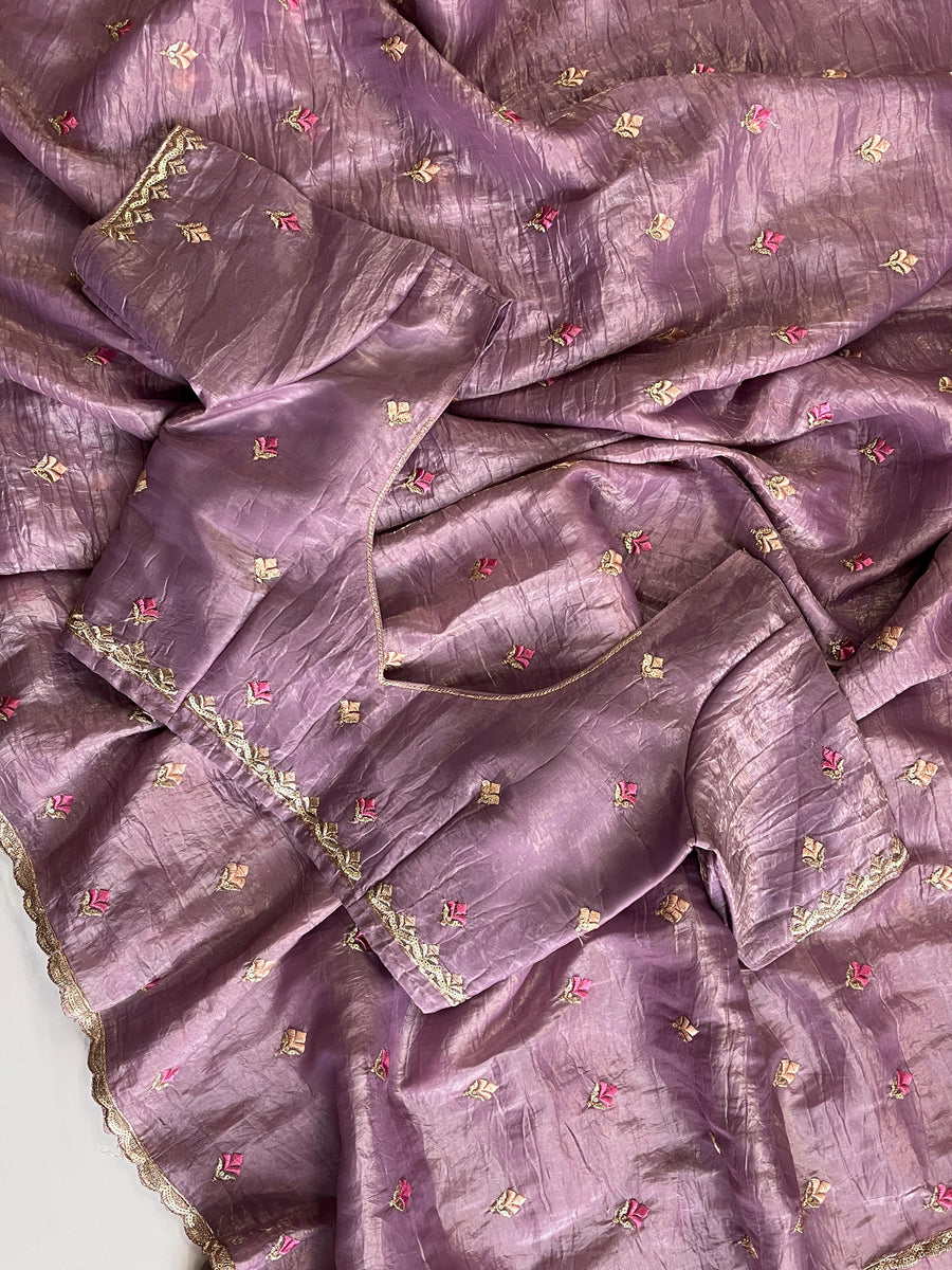 Chiffon Crush saree - Anvitha Collections