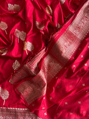 pure Banarasi Satin saree