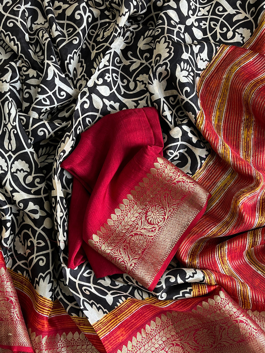 Premium Tussar saree