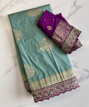 Banarasi Scalloped - Anvitha Collections