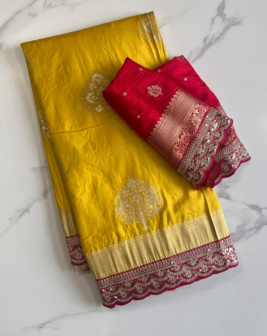 Banarasi Scalloped