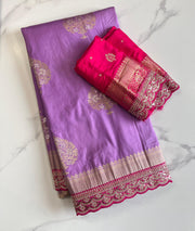 Banarasi Scalloped - Anvitha Collections